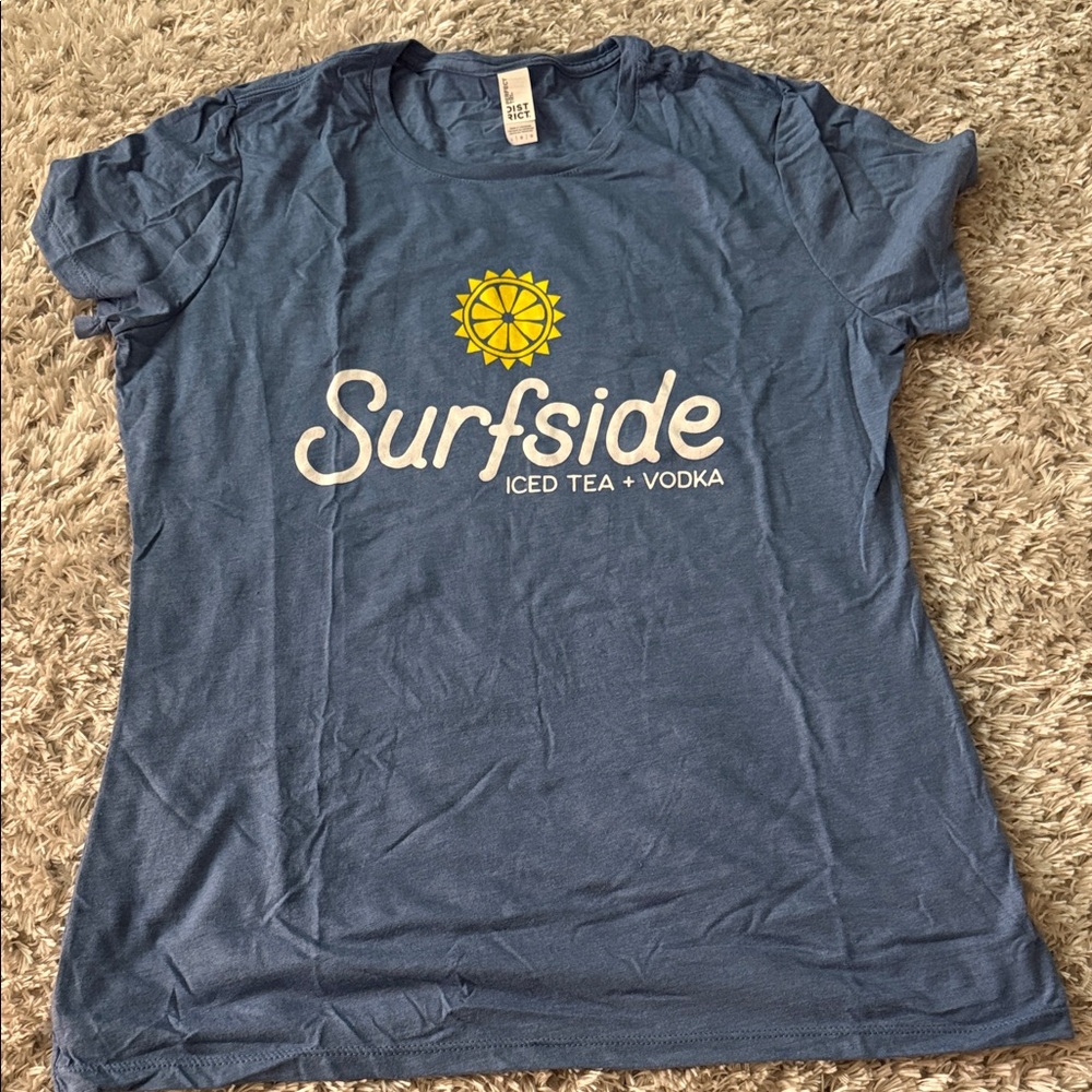 Blue Women's Surfside Logo Top